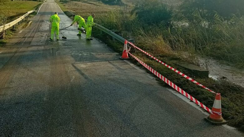 Estado de las carreteras en la Sierra