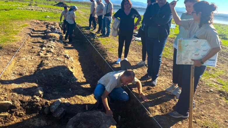 Excavación de una villa romana en El Cañuelo de Bornos